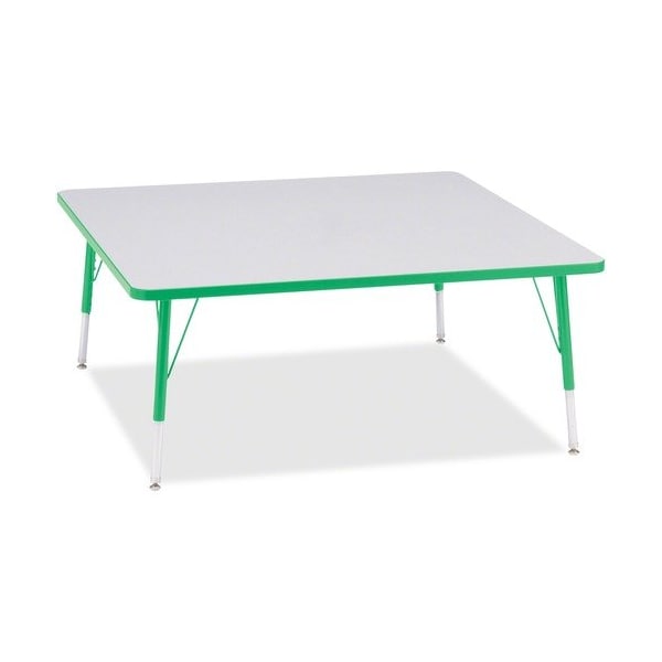 Jonti-Craft TABLE, SQUARE, 48X48, GY/GN JNT6418JCE119 - main